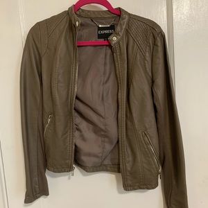 Express faux leather jacket